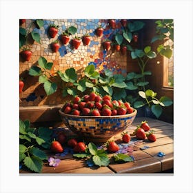 Strawberry fiesta Canvas Print