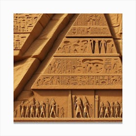 Egyptian Pyramid 1 Canvas Print