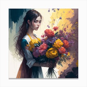 Flower Girl 1 Canvas Print