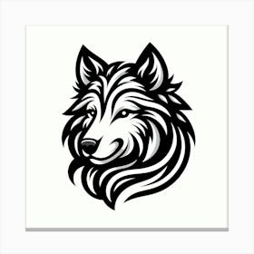 Wolf Head 14 Canvas Print