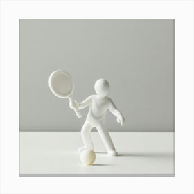 Tennis Player 1 Canvas Print