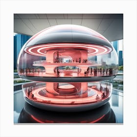 Futuristic Building 8 Canvas Print