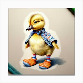 Duck Painting 14 Canvas Print