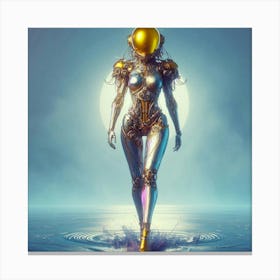 Futuristic Woman 14 Canvas Print