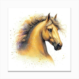 Golden Horse 4 Canvas Print