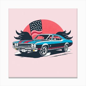 American Car 2 Canvas Print