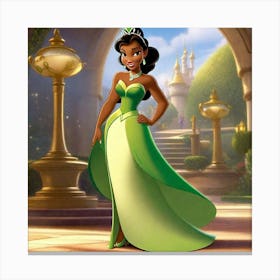 Princess And The Frog 1 Canvas Print