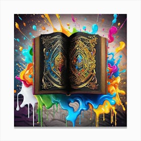 Open Book 3 Canvas Print