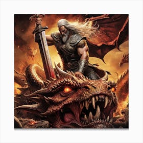 Dragon Slayer 2 Canvas Print