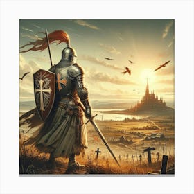 Knight In Shining Armor 1 Canvas Print