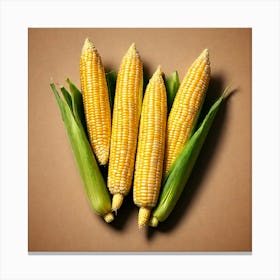 Sweetcorn As A Logo (64) Canvas Print