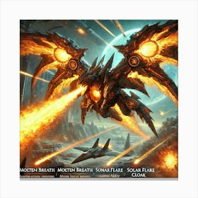 Ashborn Wyverns Canvas Print