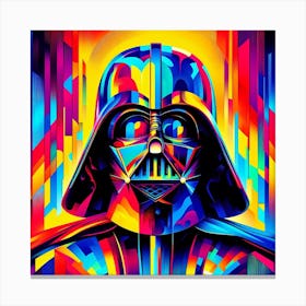 Darth Vader Vibrant Abstract Star Wars Art Print Canvas Print