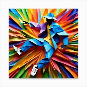 Origami Dancer 89 Canvas Print