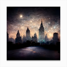 Cityscape New York Canvas Print