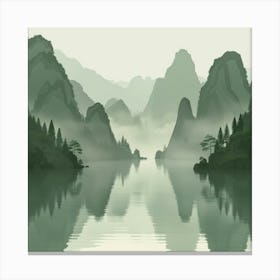 Chinese Mountains Canvas Print