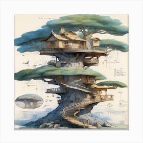 Tree House Canvas Print