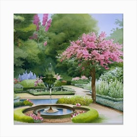 Garden In Bloom Canvas Print