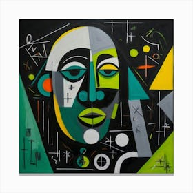 Picasso Like Piece That Represents Diversity Canvas Print
