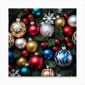 Christmas Ornaments 116 Canvas Print