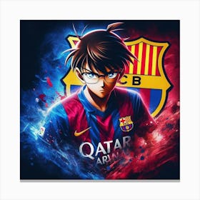 Barcelona Anime lovers canvas❤️🖼️ Canvas Print