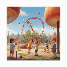 Children'S Playground Canvas Print