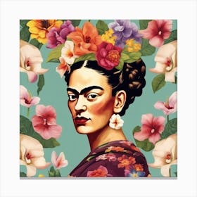 Frida Kahlo 69 Canvas Print
