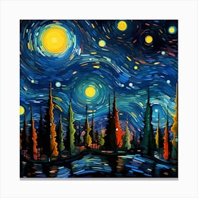 Starry Night 27 Canvas Print