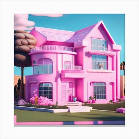 Barbie Dream House (266) Canvas Print