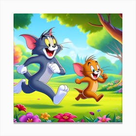 Tom And Jerry 1 Canvas Print