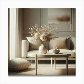 Modern Living Room 38 Canvas Print