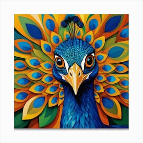 Peacock 17 Canvas Print