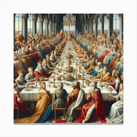 Royal celebrants Canvas Print