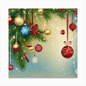 Christmas Tree 38 Canvas Print