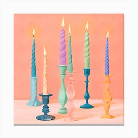 Candles Canvas Print