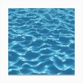 Realistic Water Flat Surface For Background Use (29) Canvas Print