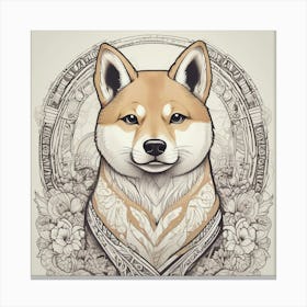 Shiba Inu 34 Canvas Print