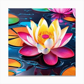 Lotus Flower 35 Canvas Print