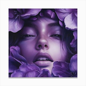 Purple Flowers Canvas Print