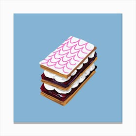 Mille-feuille Canvas Print