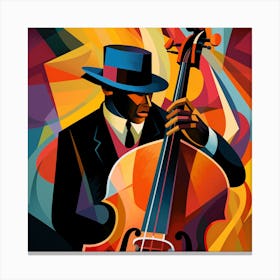 Jazz Musician 45 Canvas Print