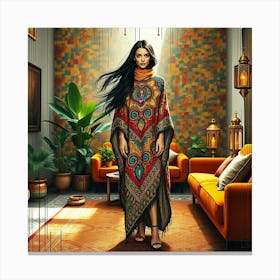 Islamic Woman 3 Canvas Print