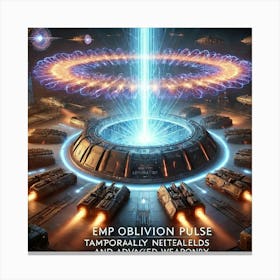 Emp Oblivion Pulse Neutralizes Shields Converted Canvas Print