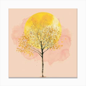 Tree In The Sun 3 Canvas Print