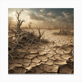Dry Landscape 4 Canvas Print
