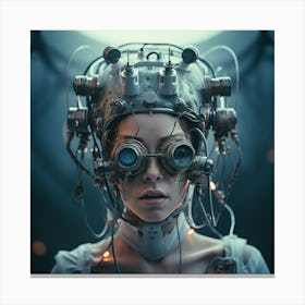 Steampunk Girl 22 Canvas Print