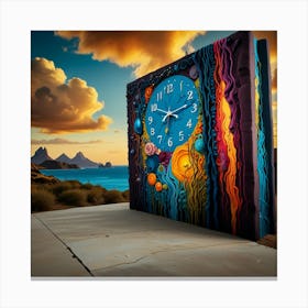 Clock Of The Universe Canvas Print