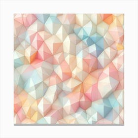 Polygonal Background Canvas Print