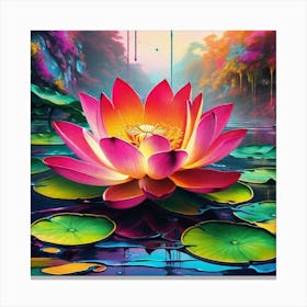 Lotus Flower 33 Canvas Print