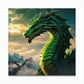 Dragon In The Sky 3 Canvas Print